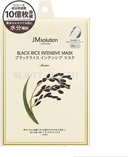 [1000783] JM Solution Black Rice intensive mask №5