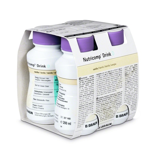 [3000036] Nutricomp Drink D Vanilla PB 200мл