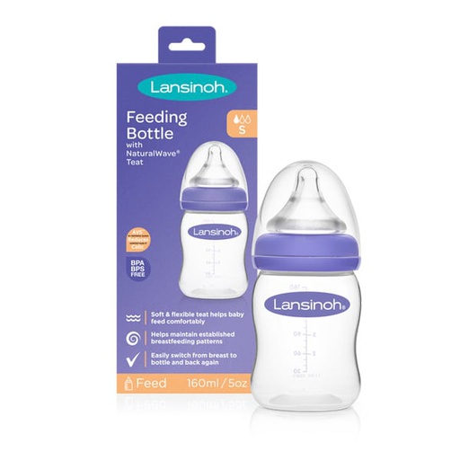 [4100756] Lansinoh Feeding Bottle 240мл M