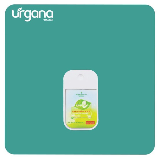 [0300044] Urgana Бактерийн эсрэг спирттэй цацлага 70% 40мл
