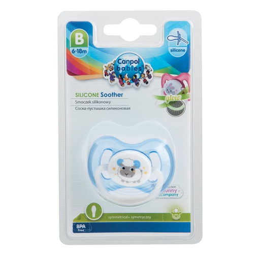[4100773] Canpol Babies Соска силикон 6-18с №1 1775