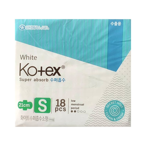 [1001089] Kotex White Super absorb №18 S 21см