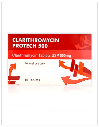 [0200215] Кларитромицин 500мг №10 Протеч