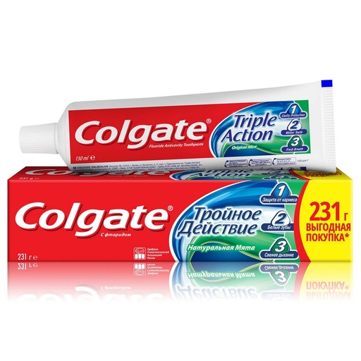 [4700183] Colgate Triple Action 231гр