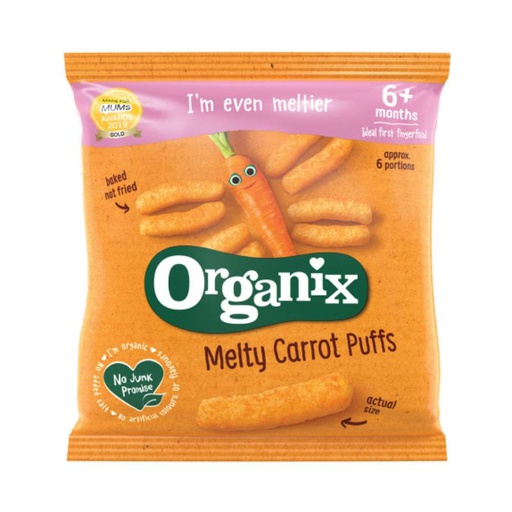 [4000454] Organix Melty Carrot Puffs 20гр