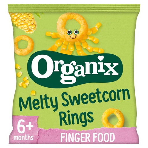 [4000453] Organix Melty Sweetcorn Rings 20гр