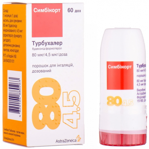 [5500012] Симбикорт Будесонид/Формотерол 80/4,5 60доз