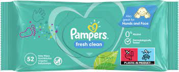 [1001088] Pampers Fresh Clean Wipes №52