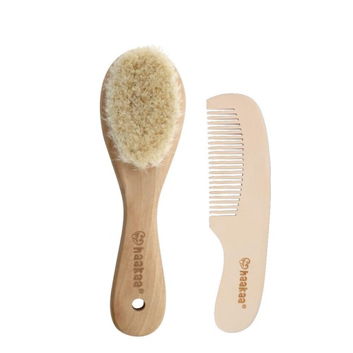 [4100829] Haakaa Goat Baby Brush & Comb Set