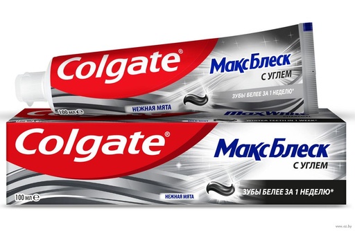[1001117] Colgate Макс Блеск С Углем 100мл