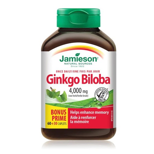 [0100598] Jamienson Gingko Biloba №60+30