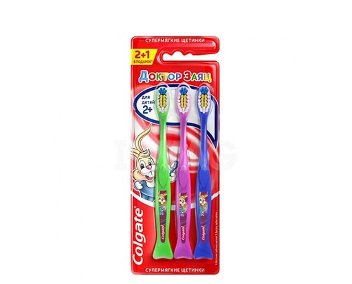 [1001139] Colgate Доктор Заяц для детей №2+1 2+