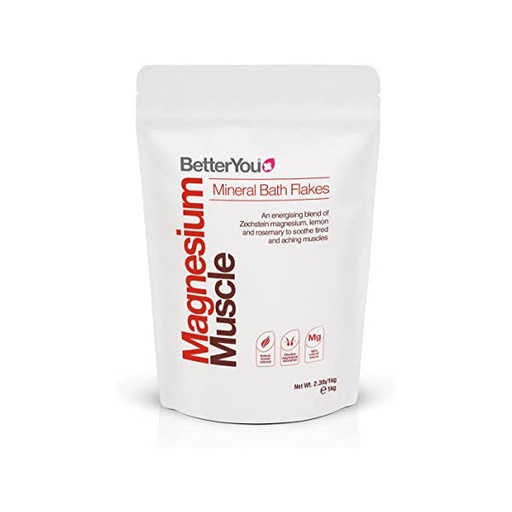 [1001148] Magnesium Muscle Mineral bath flakes 1кг