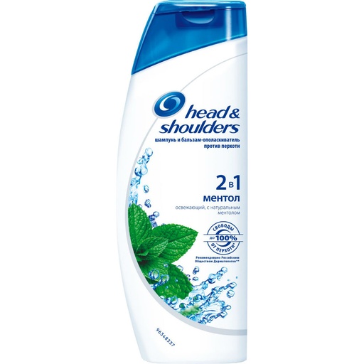 [1001161] Head&Shoulders Шампунь 2в1 Ментол 200мл