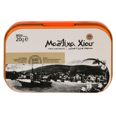 [4000525] Елма Мастиха метал бокс Улбар шар 20гр