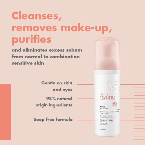 [1001212] Avene Mousse Nettoyante Cleansing Foam 150мл