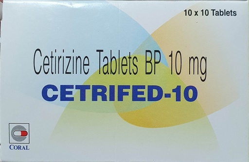 [3500046] Цетрифед 10мг №10