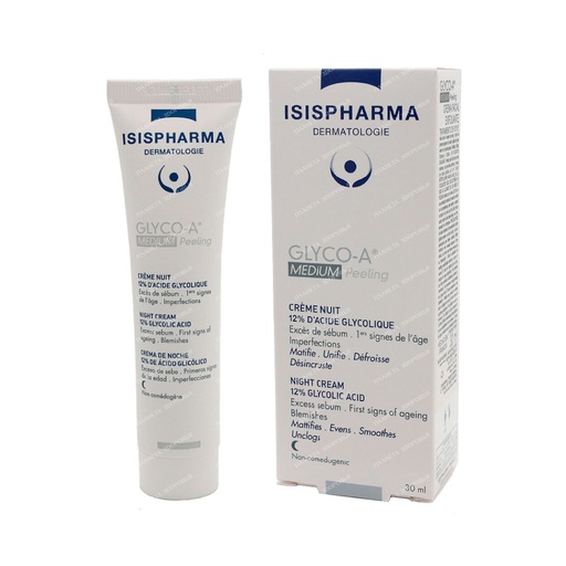 [1000088] Isispharma Glyco-A Гуужуулах шөнийн тос 30мл аха10агуулсан