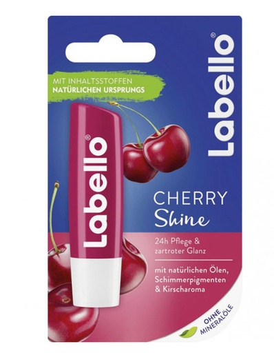 [1000122] Labello Cherry Shine 4,8гр Уруул өнгөлөгч