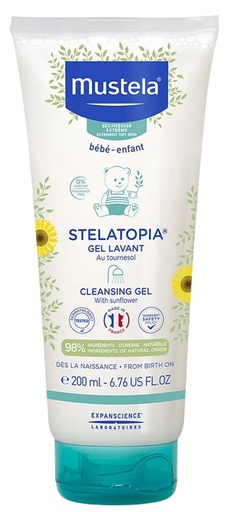 [4100186] Mustela Хэт хуурай арьсны угаагч гель 200мл