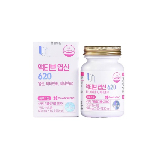 [0100677] Vitamin shop Идэвхтэй фолийн хүчил 620мг №60