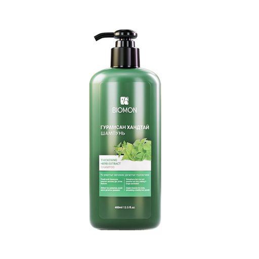[1000370] Биомон халгайн хандтай шампунь 400мл - Монос Косметик ХХК