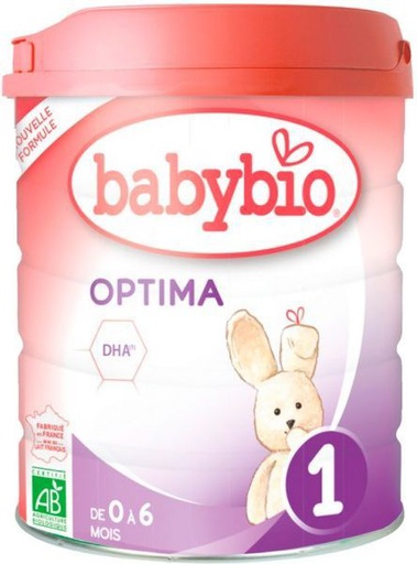 [4100287] Babybio сүү  Оптима 1 пробиотиктой 800гр 0-6сар